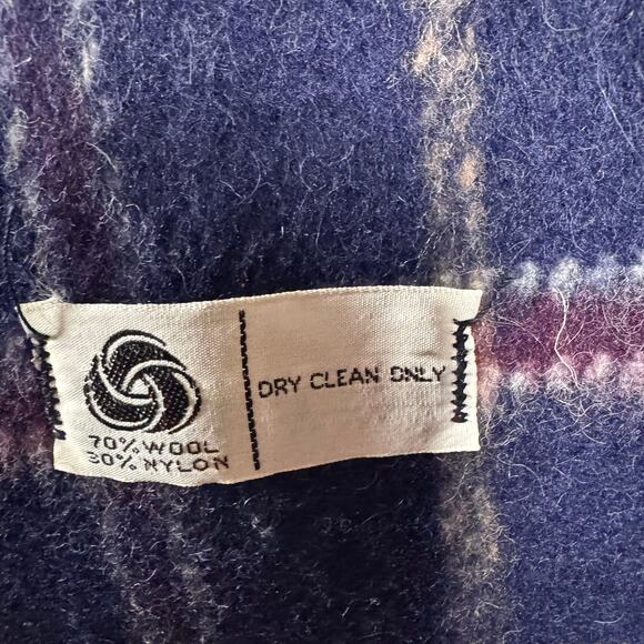 Vintage Zero King Men’s Wool Blend Coat Plaid Lining Granpacore sz 46 USA Made - Picture 6 of 11